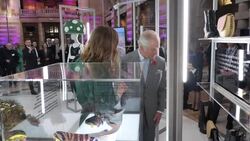 UK: Prince Charles views a fashion installation by the designer Stella McCartney, at the Kelvingrove Art Gallery and Museum, during the Cop26 summit being held at the Scottish Event Campus (SEC) News Clip
