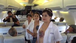 CLEAN : Breast cancer scars take a colorful flight in Ecuador News Clip