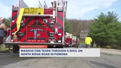 Rockland Hasidic leaders hope to salvage sacred Torah scrolls after fire destroys synagogue News Clip