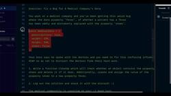 JavaScript Mastery from Zero to Hero - Prepare for Coding Interviews - Exercise - Fix a Bug for a Medical Company Data Instructional Video