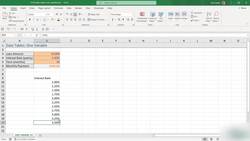 Microsoft Excel 2021365 - Beginner to Advanced - Data Tables: One Variable Instructional Video
