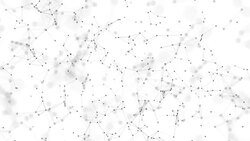 Abstract Futuristic Geometric Plexus Digital network of blue dot and white lines, dots, Triangles and node. Computer Network Data, Big Data, Connection Technology Seamless Loop Background Stock Footage