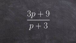 How to use factoring to help us simplify a simple rational expression Instructional Video