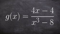 Identifying asymptotes Vertical and Horizontal Instructional Video