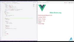 The Complete Vue.js Course for Beginners - Two-Way Binding in Vue.js Instructional Video
