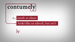 Hamlet 3.1 Word Nerd: Contumely Instructional Video