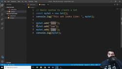 Full Stack Web Development MASTERY Course - Novice to Expert - Sets in JavaScript Instructional Video