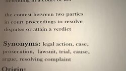 Litigation Definition Stock Footage