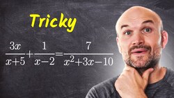 Popular Rational Equation Test Question Instructional Video