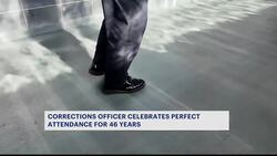 NYC Department of Correction officer celebrates perfect attendance News Clip
