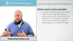 Accounting for Current Liabilities (Notes Payable) - Financial Accounting Instructional Video