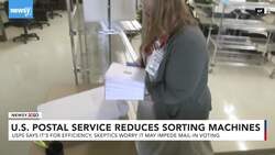 U.S. Postal Service Cuts Back Sorting Machines As Mail-In Voting Nears News Clip