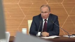 CLEAN : Putin drops cryptic hint on 2024 exit in press marathon News Clip