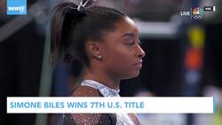 Simone Biles Wins 7th U.S. Title News Clip