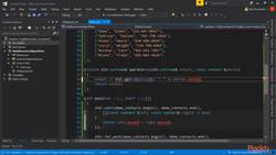 C++ Programming By Example - Building a Sorting Application Instructional Video