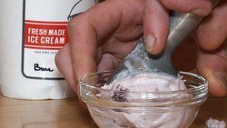 Bone Marrow and Smoked Cherry Ice Cream with Bourbon Instructional Video