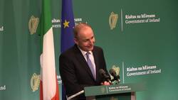 Taoiseach jokes about getting a pint as he takes questions from the press on restrictions lifting News Clip