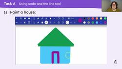 Using lines and shapes to create digital pictures Instructional Video