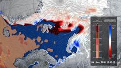 Warm Winter Cyclone Damaged Arctic Sea Ice Pack Instructional Video
