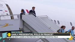 2024 French Political Crisis: Far-Right Leader Le Pen prepares For Early Presidential Polls News Clip