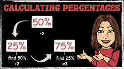 Calculating 25%, 50% and 75% of a Number Instructional Video