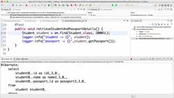 Master Hibernate and JPA with Spring Boot in 100 Steps - Step 26 - OneToOne Mapping - Lazy Fetch Instructional Video