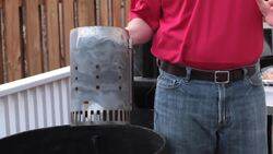 How to Light a Charcoal Fire for a Barbecue Instructional Video