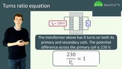 Understanding the Turns Ratio Equation in Transformers Instructional Video