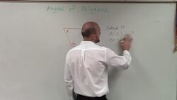 Find the measure of x given interior angles of a quadrilateral Instructional Video