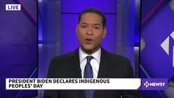 President Biden Declares Indigenous Peoples' Day News Clip