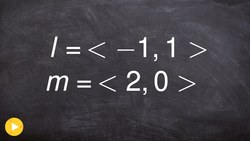 Difference of two vectors Instructional Video