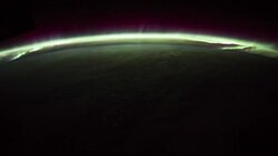 Rotating Planet Earth, as seen from the International Space Station Stock Footage
