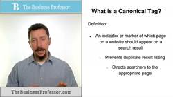 Canonical Tag Instructional Video