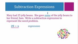Subtraction Expressions Instructional Video
