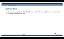 Complete Java SE 8 Developer Bootcamp - Stack and Heap Instructional Video