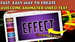 Create Animated Video Text in PowerPoint Instructional Video