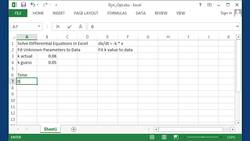 Euler's Method for ODEs in Excel Instructional Video