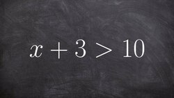 Learn how to solve and graph a one step inequality Instructional Video