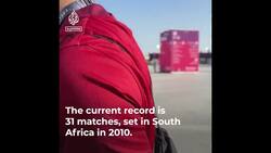 Qatari Superfan looks to break record News Clip