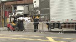 Dead moved onto trucks outside NY hospital Instructional Video