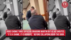 WATCH: Texas Democrat DRAGGED, Cop Falls on Him in Shocking Scene News Clip