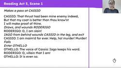Exploring Act 5, Scene 1 of ‘Othello’ Instructional Video