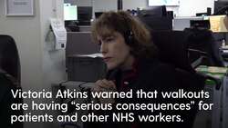 The NHS ‘cannot be switched on and off on whim’ during strikes – Atkins News Clip