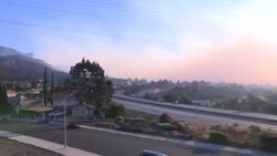 CLEAN : Sunrise in Southern California as fire risk spreads south News Clip