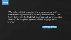 EBay Is Selling StubHub To Viagogo For More Than $4 Billion News Clip