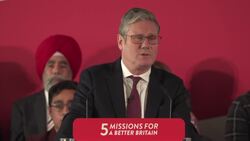 Starmer delivers speech on Labour's crime policy News Clip