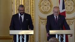 Cleverly and Wallace speak at Poland agreement press conference News Clip