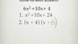 Factoring Non-Monic Quadratics the Easy Way Instructional Video