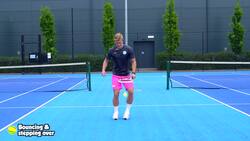 Striking - (Tennis) Bouncing & stepping over Instructional Video