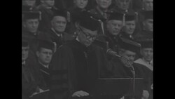 Partial film portrait of Republican presidential candidate Dwight Eisenhower focusing on his birthplace, attending West Point, Africa campaign, and D-Day News Clip